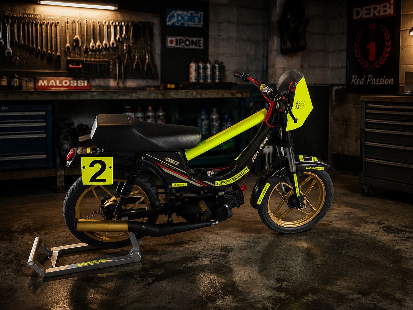 La Derbi Variant n°2 en studio